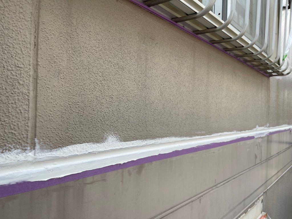 コーキング充填後